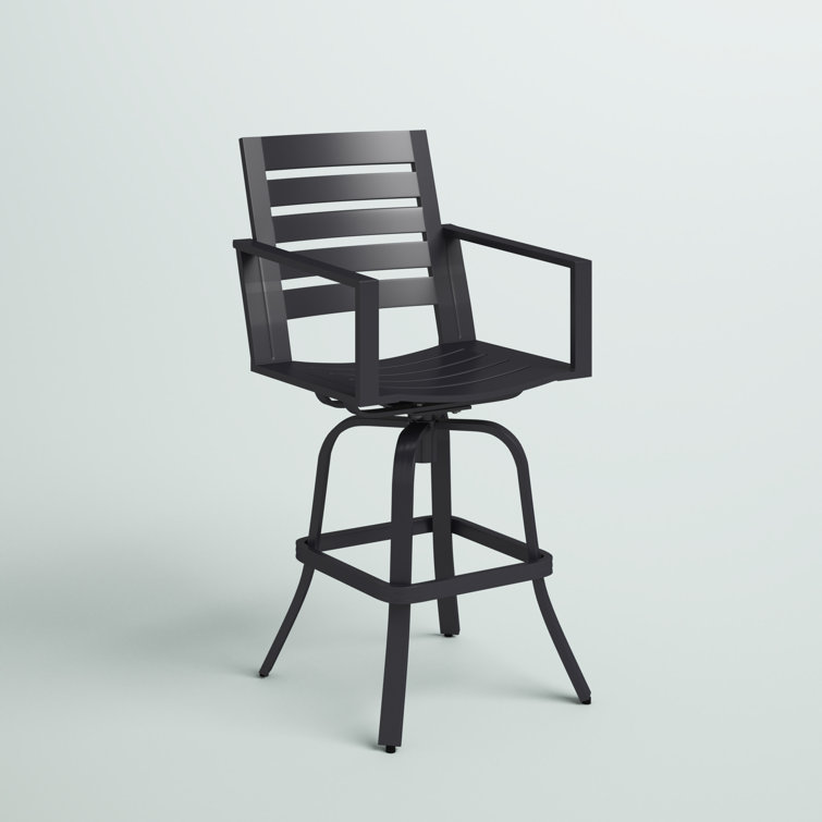 Greyleigh™ Adelynn 30" Patio Bar Stool & Reviews Wayfair